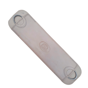 Travessão Largo para Arreio Charuto Paulista 18 cm Argola Inox