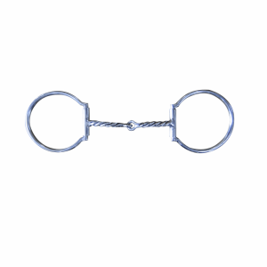Bridão "D" Bocal Torcido Inox Texano